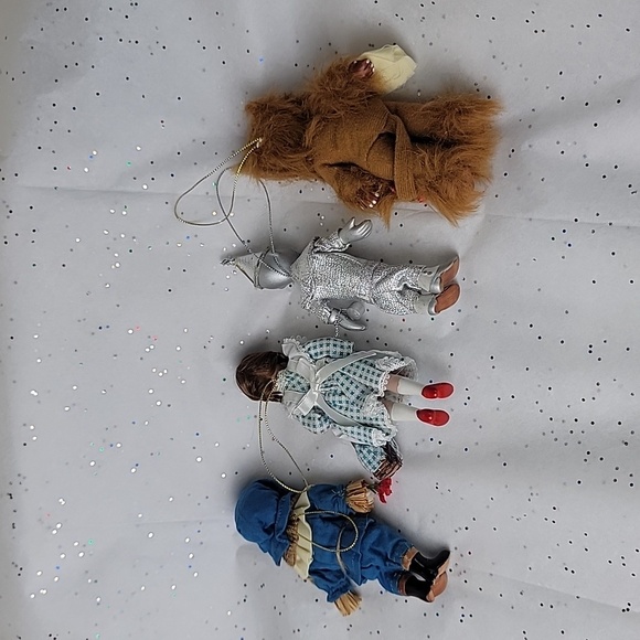 Vintage Wizard of Oz Porcelain Doll ornaments set - Picture 5 of 10